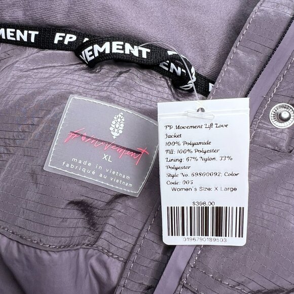 Lift Love Jacket By FP Movement At Free People Timberwolf Size X-Large - Picture 9 of 13